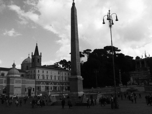 rome piazza photo