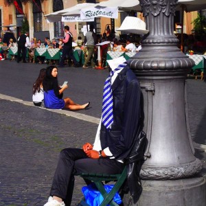 Rome street performer