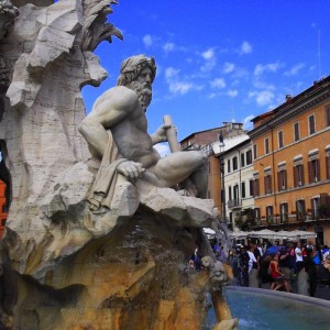 Piazza Navona fountain